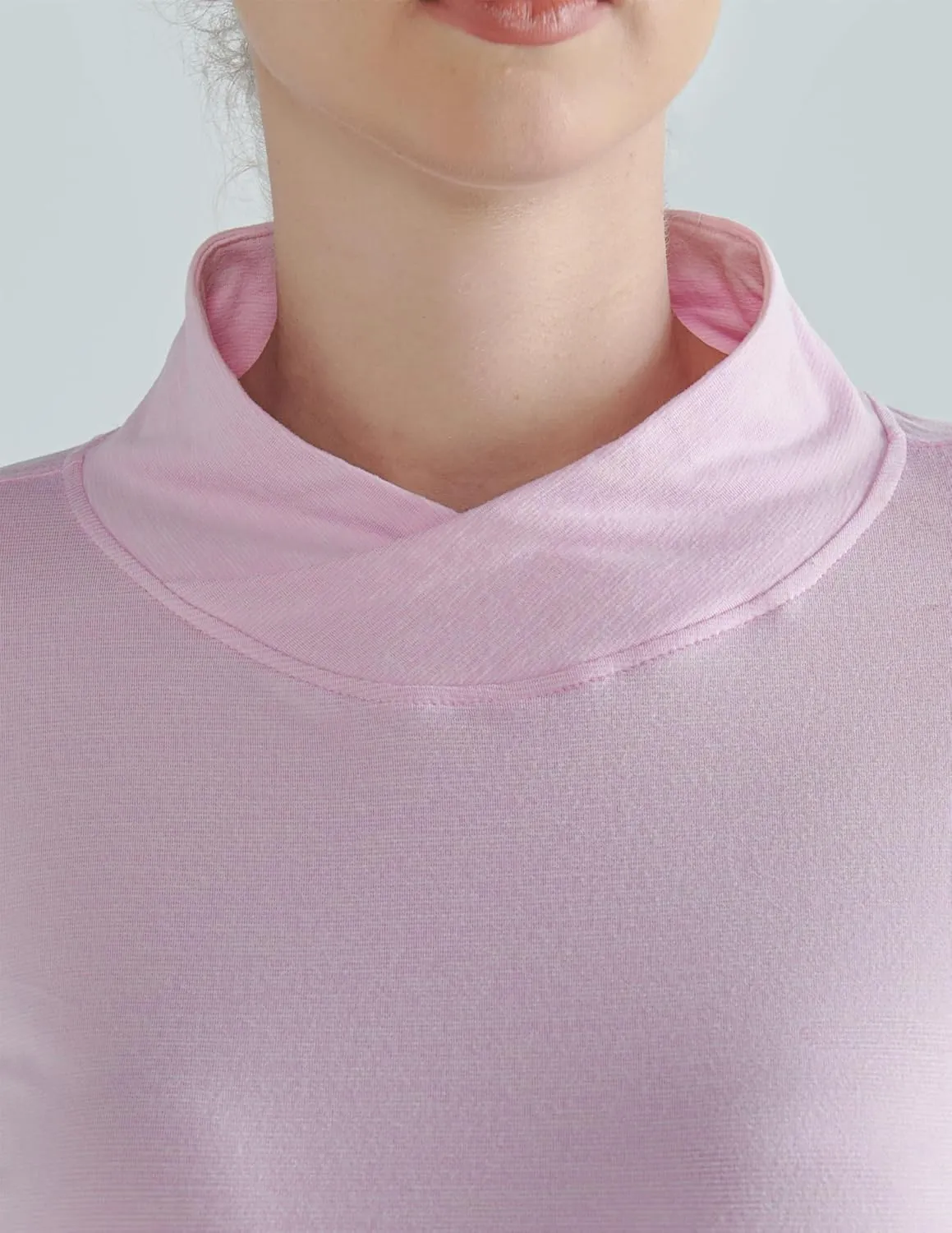 3 Pack Women's Thermal Fleece Shirts Long Sleeve Mock Turtleneck Running Active Tops Workout Cold Weather Gear