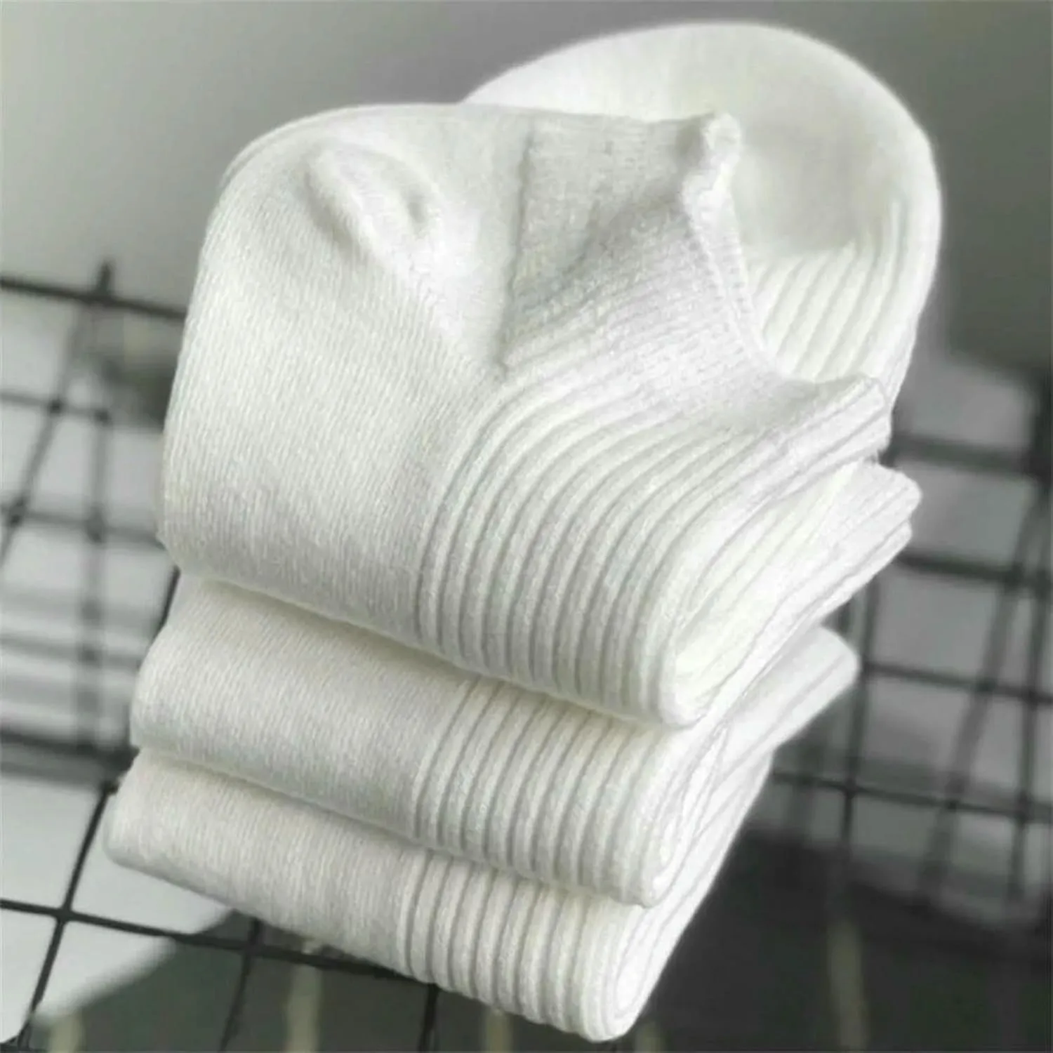 5 Pairs Women Summer Invisible Ankle Socks Sweat-Wicking Breathable Low Tube Boat Socks