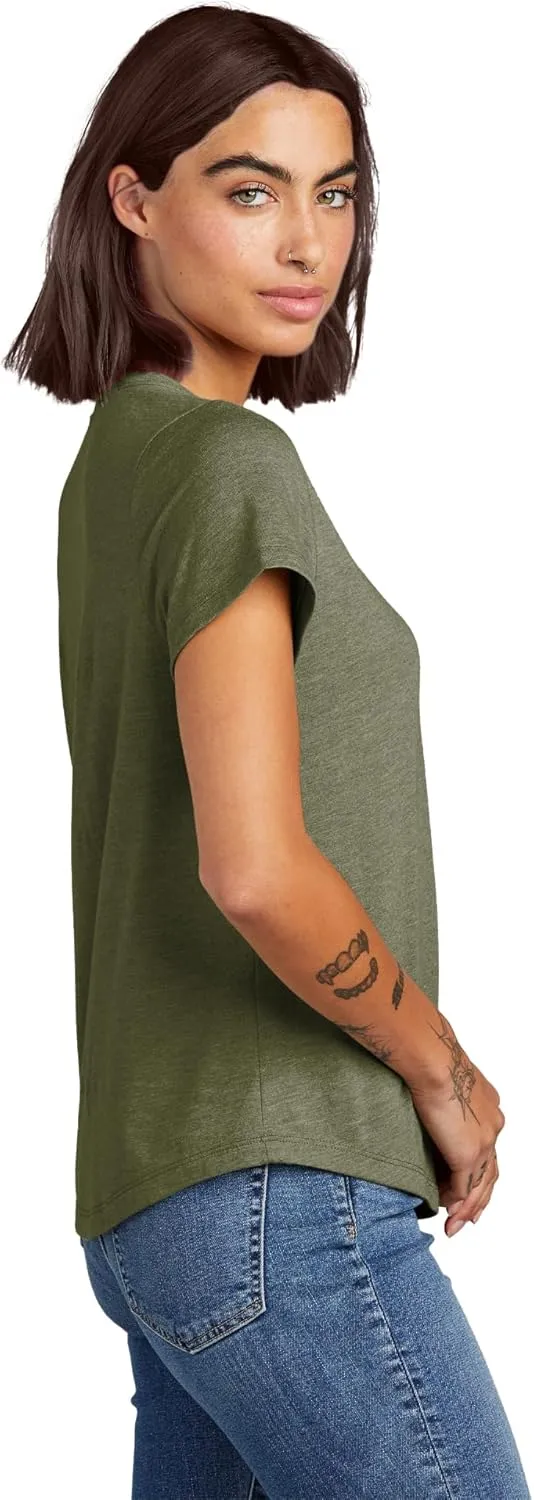 Allmade Women's Relaxed Tri-Blend Scoop Neck T-Shirt