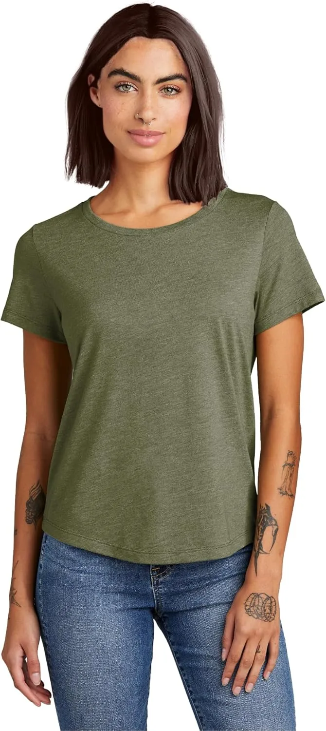 Allmade Women's Relaxed Tri-Blend Scoop Neck T-Shirt