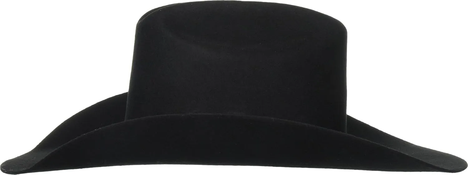 ARIAT Unisex Wool Cowboy Hat with 3-Piece Buckle Set Hatband