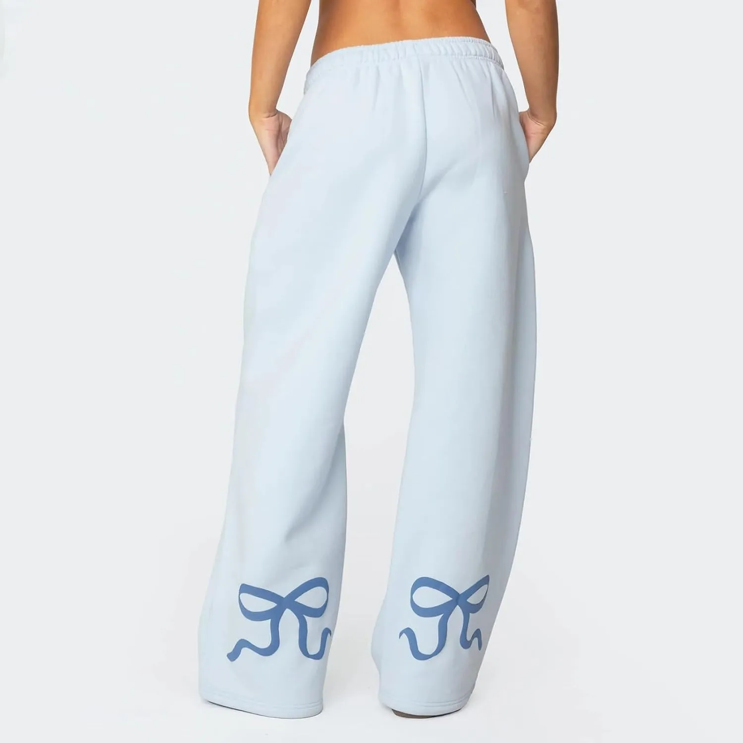 Bow Sweatsuits for Women Two Piece Tracksuit Graphic Oversized Hoodie Sweatshirt Sweatpants Sweat Set for Teen Girl