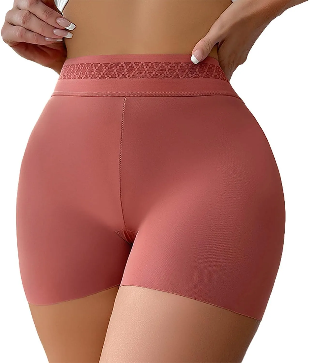 Boyshorts Panties for Women High Waisted Stretch Boxer Briefs Butt Lifter Shapewear Underwear Seamless Workout Panty