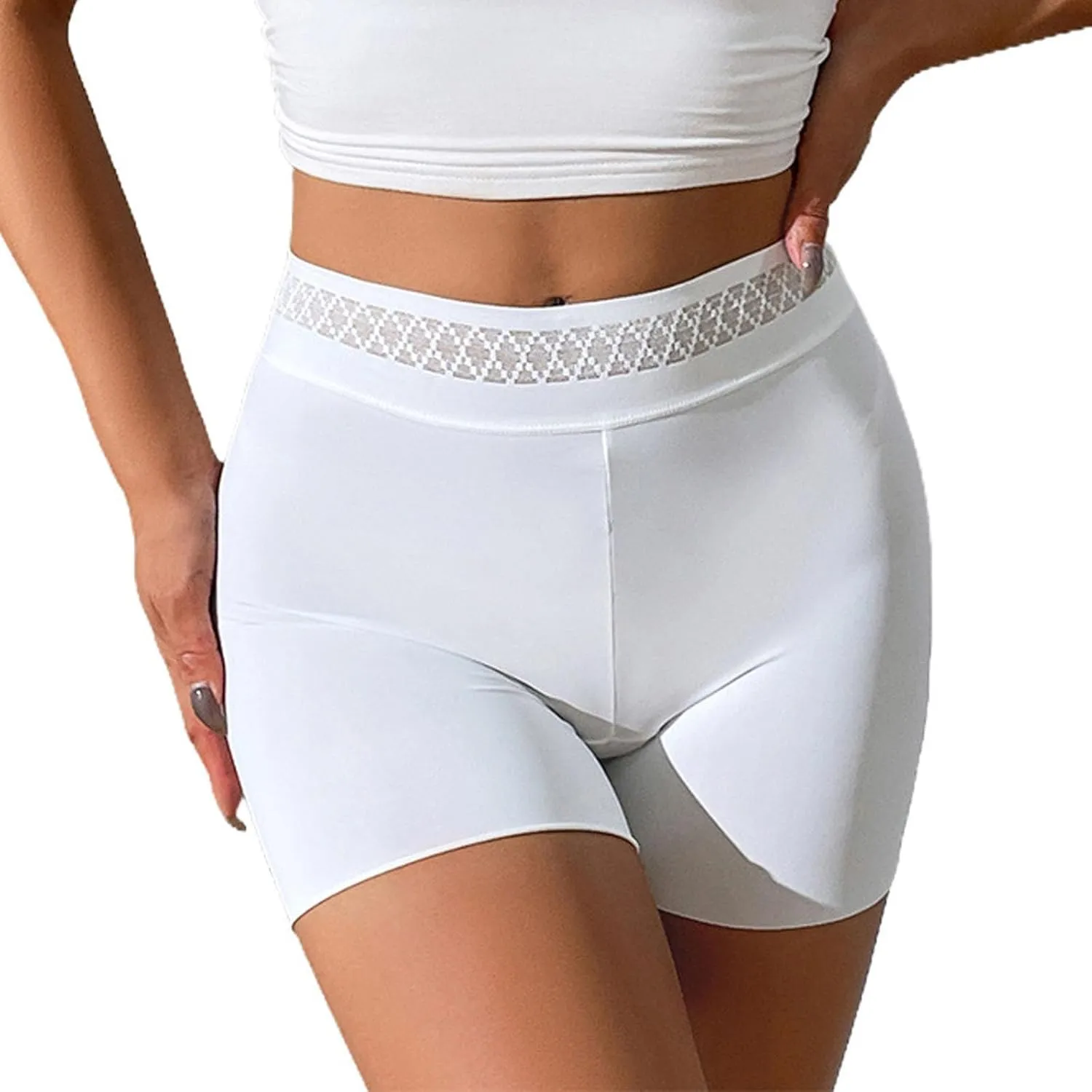 Boyshorts Panties for Women High Waisted Stretch Boxer Briefs Butt Lifter Shapewear Underwear Seamless Workout Panty