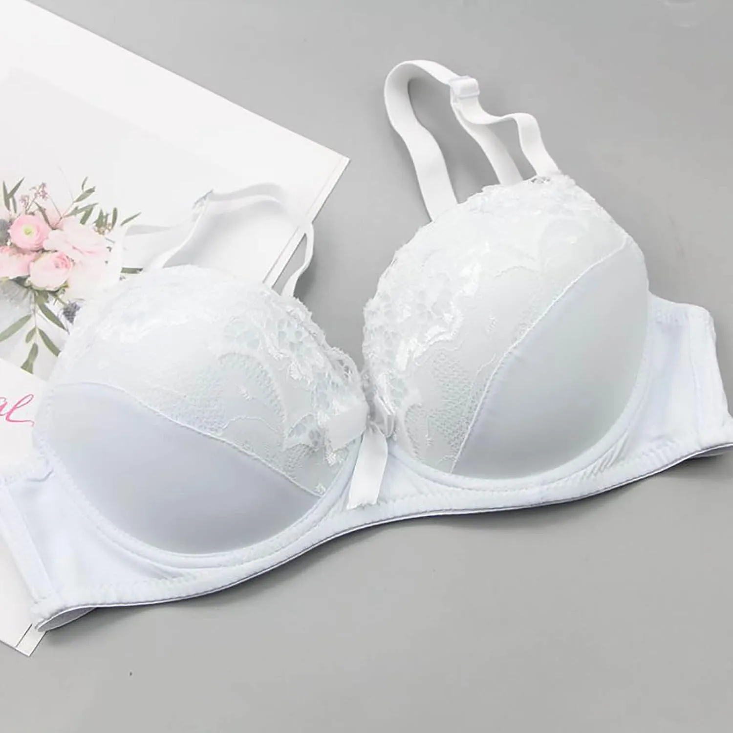 Bra and Panty Sets for Women - Seamless Bralettes Lace Lingerie Sexy Comfortable Sports V Neck Bra Thongs