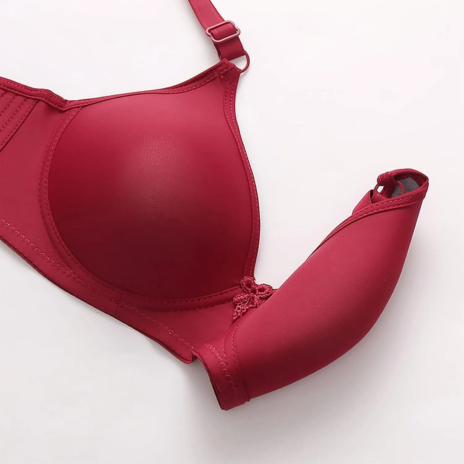 Bras for Women No Underwire Wireless Push Up Bralettes Comfort Seamless Everyday Adjustable Straps T-Shirt Bra