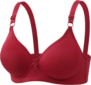 Bras for Women No Underwire Wireless Push Up Bralettes Comfort Seamless Everyday Adjustable Straps T-Shirt Bra