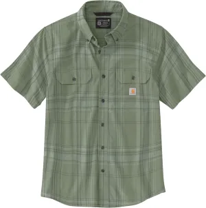 Carhartt Men's Loose Fit Midweight Short-Sleeve Plaid Shirt