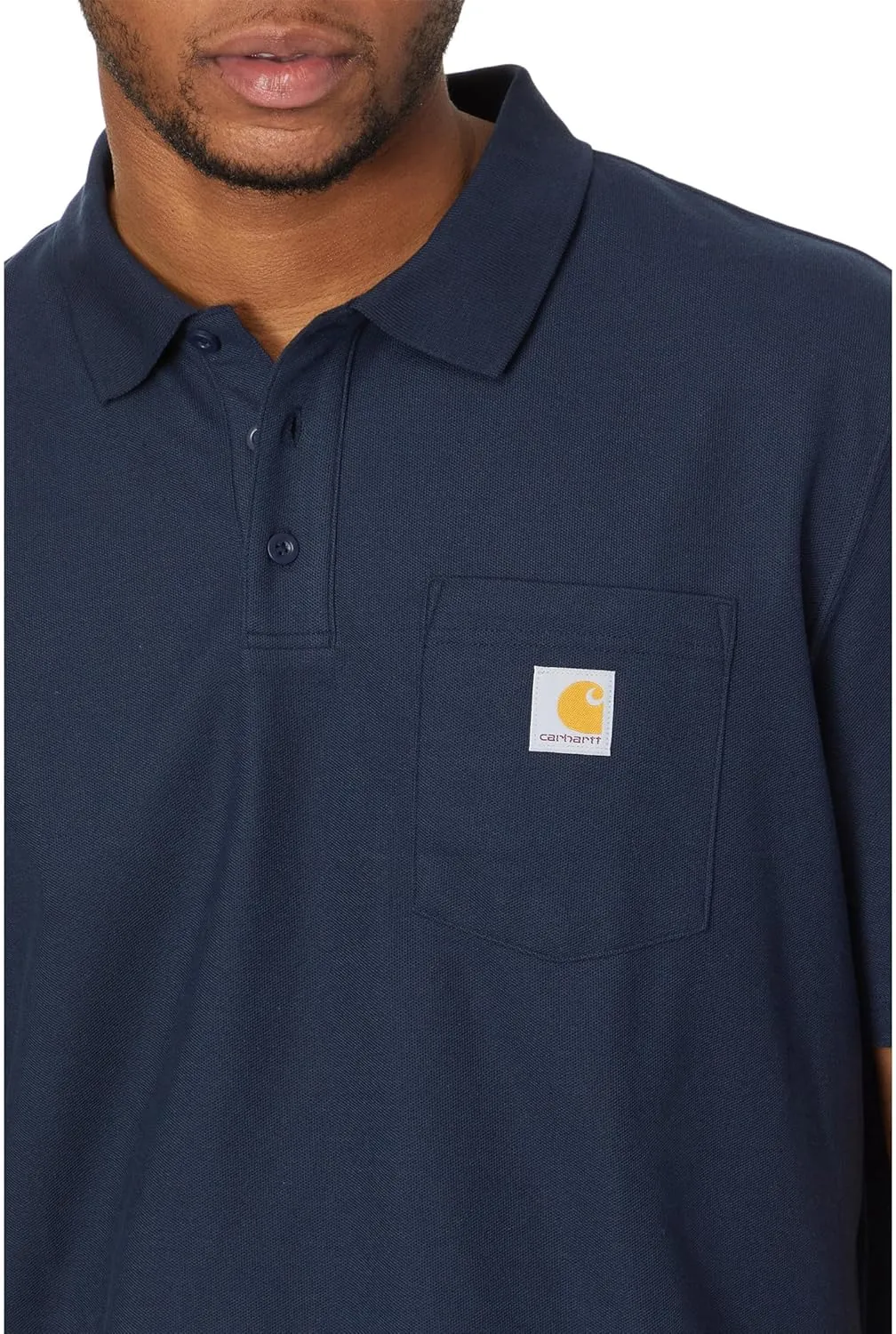Carhartt Men's Loose Fit Midweight Short-Sleeve Pocket Polo