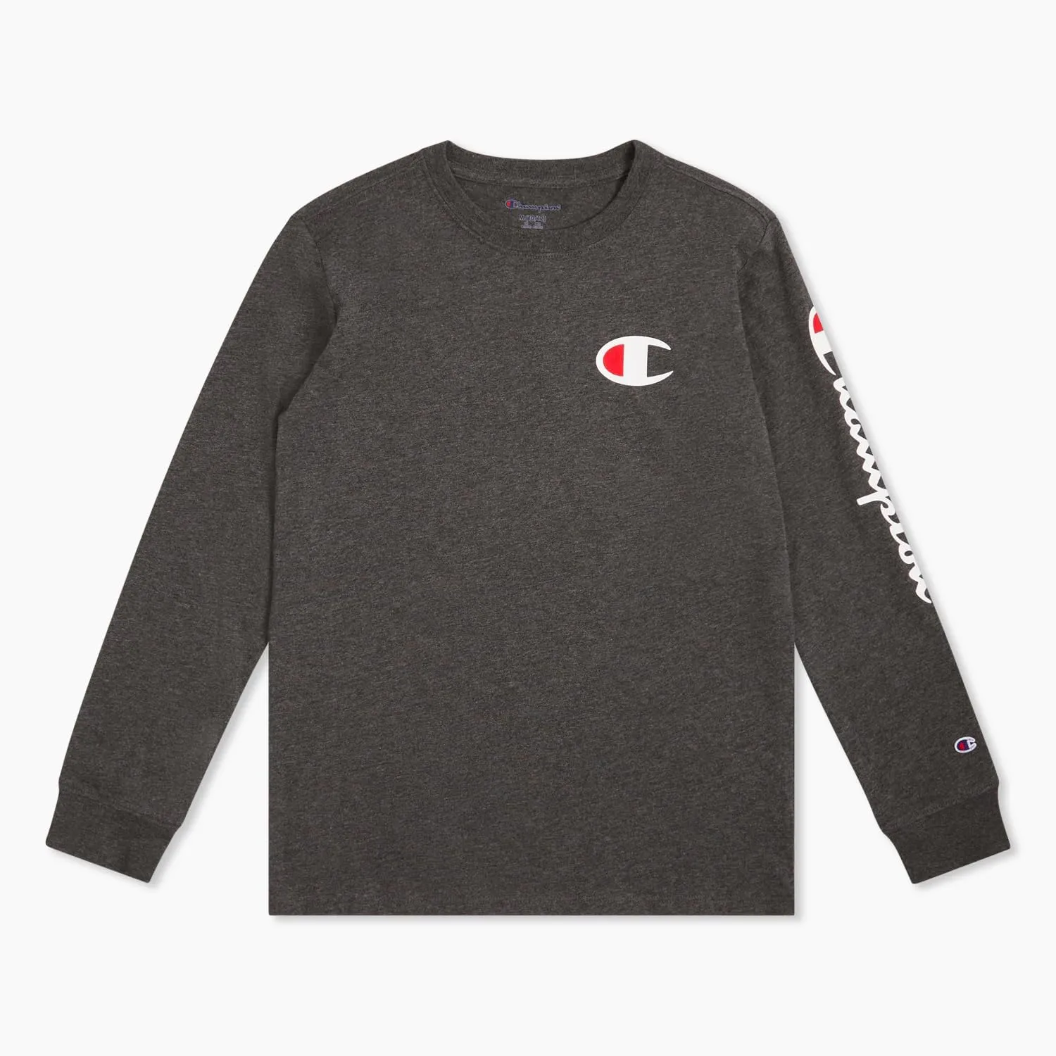 Champion Boys Long Sleeve Tee Shirt Kids Tops