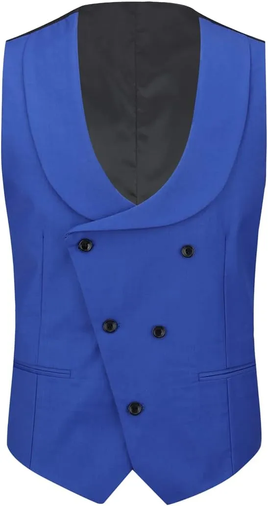 Cloudstyle Mens 3 Piece Suit Single Breasted Vest Jacket Pants Sets