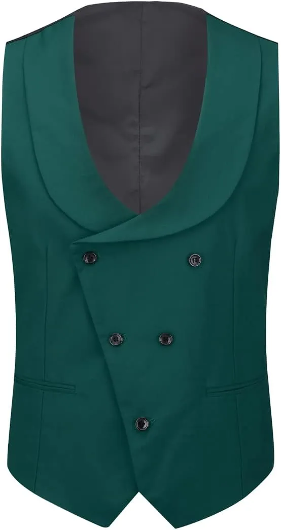 Cloudstyle Mens 3 Piece Suit Single Breasted Vest Jacket Pants Sets