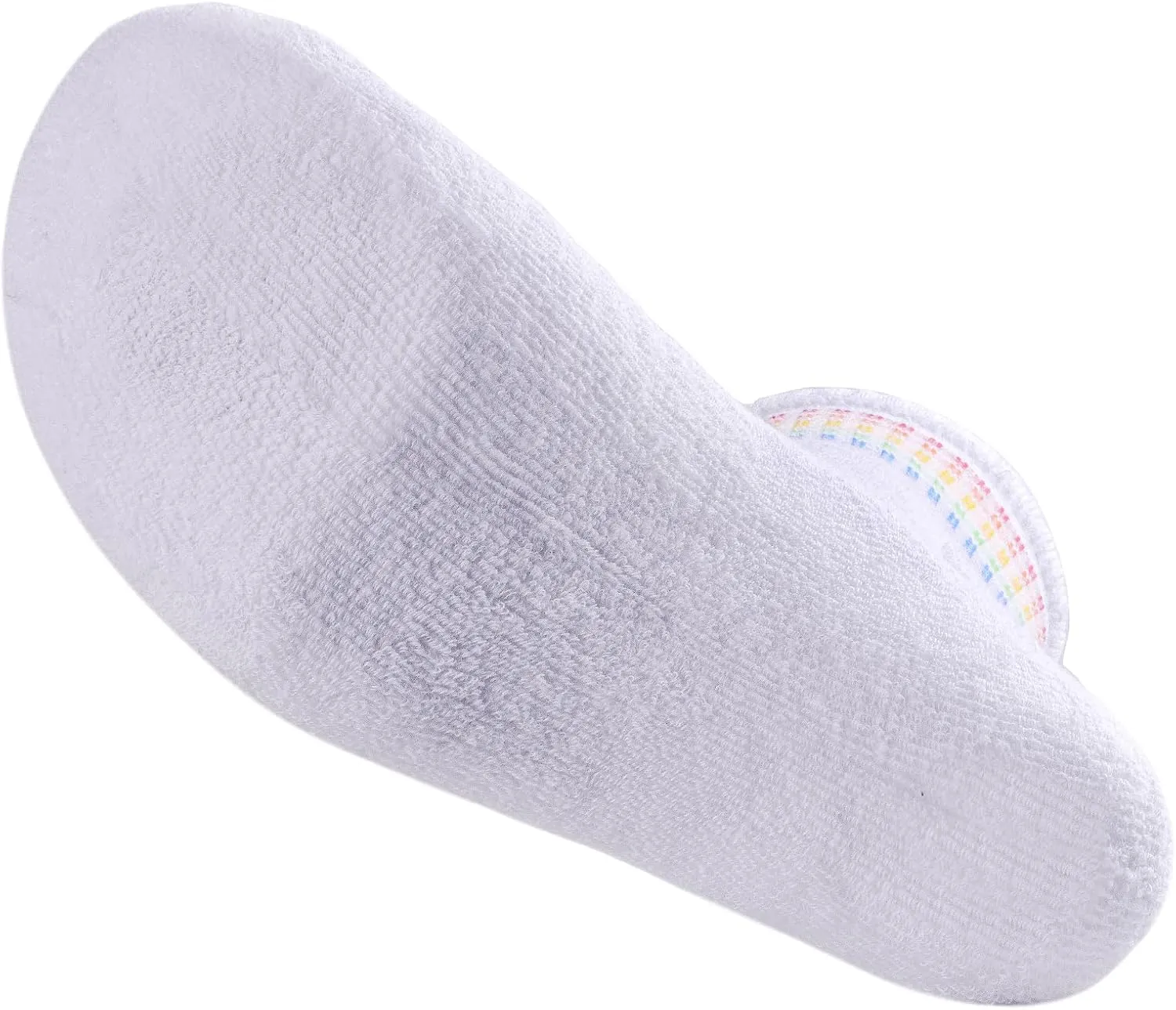 Colorful Everyday Casual Crew Socks for Women, Sweat Wicking Cushioned Gym Running Training Athletic Socks, 5 Pairs