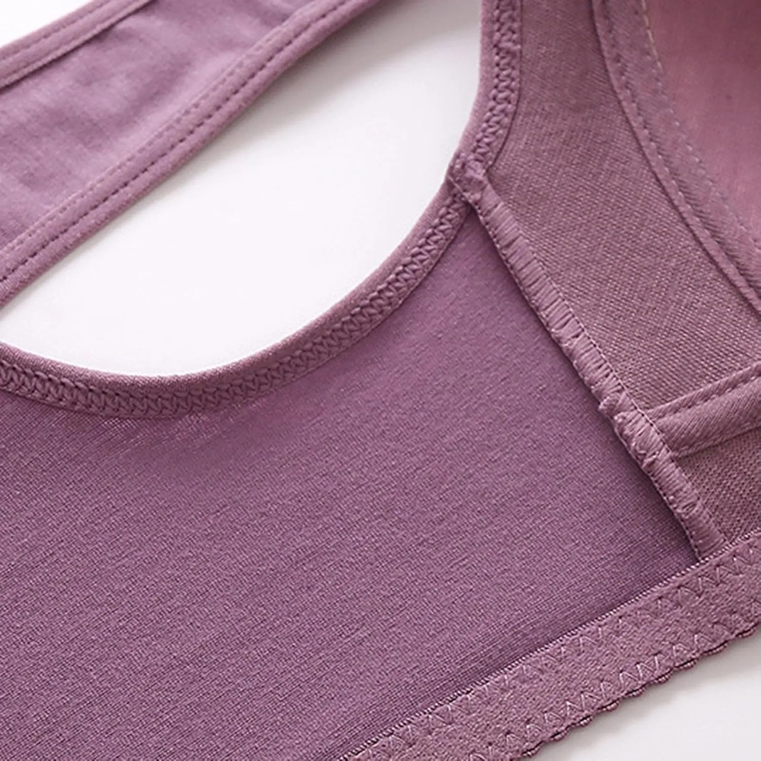 Daisy Bras for Older Women Front Closure Bra Cotton Bra Full Coverage Comfortable Bra No Underwire Plus Size Bra