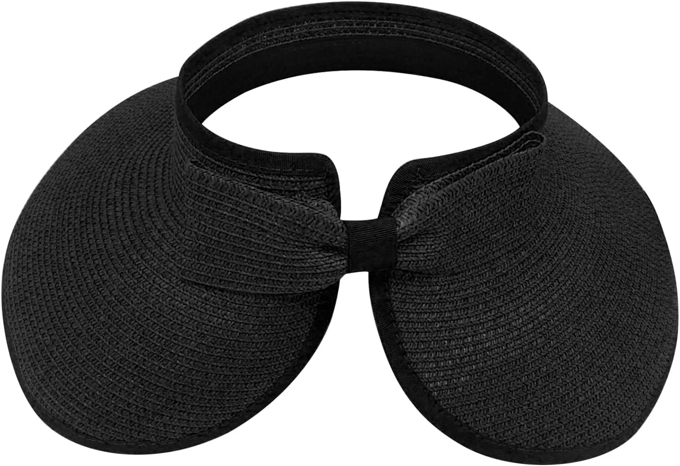 DOOVID Womens Summer Straw Hats Wide Brim Sun Hat UV Protection Visor Foldable Beach Hat for Women