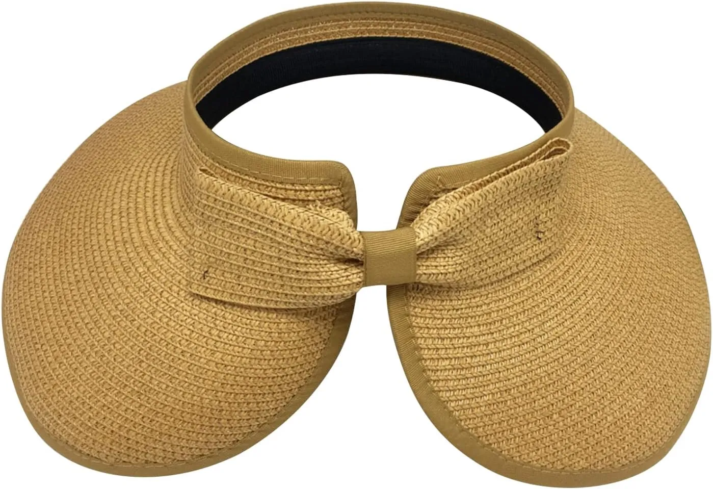 DOOVID Womens Summer Straw Hats Wide Brim Sun Hat UV Protection Visor Foldable Beach Hat for Women