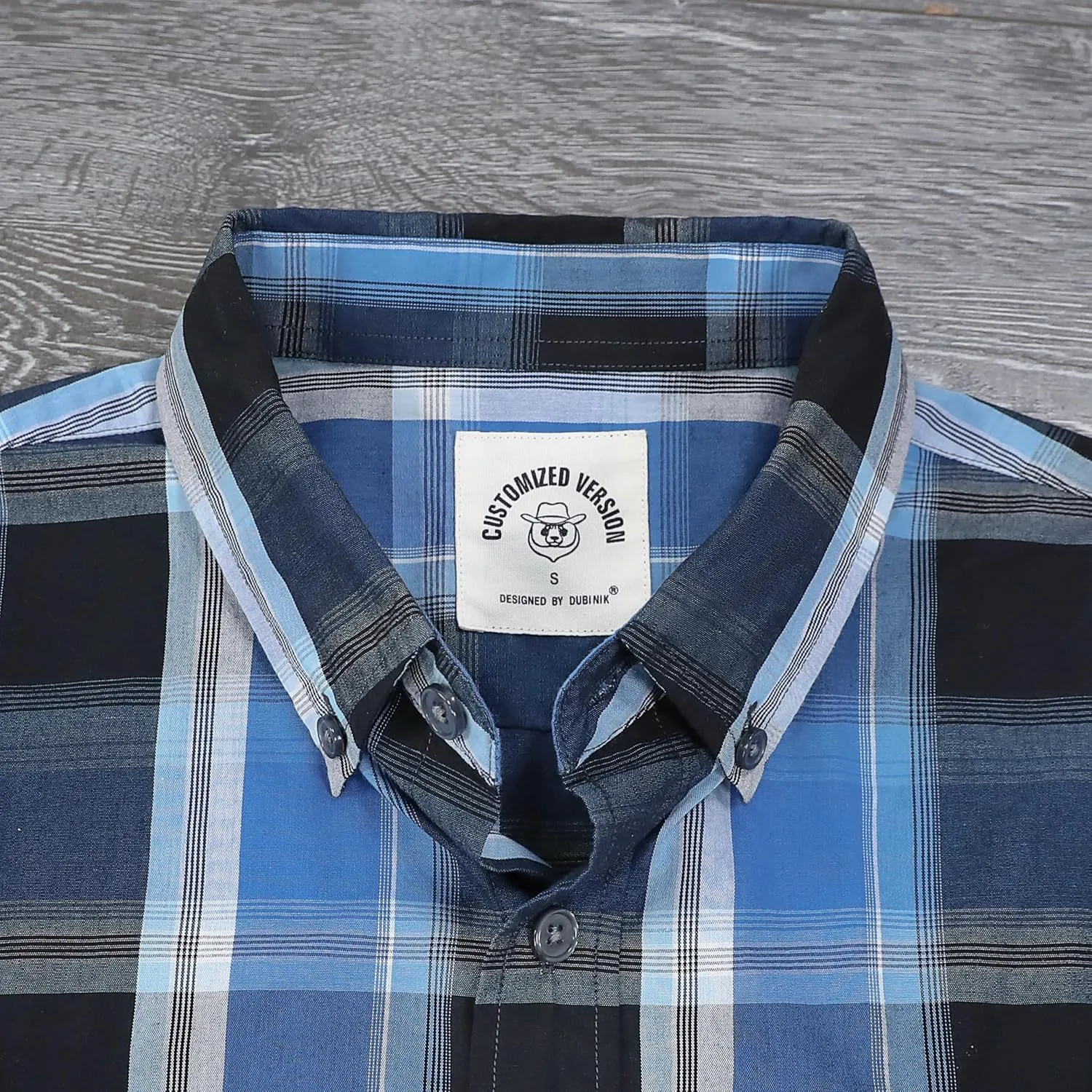 Dubinik® Mens Short Sleeve Button Down Shirts Summer Vintage Short Sleeve Button Down Men Lightweight Men's Casual Shirts