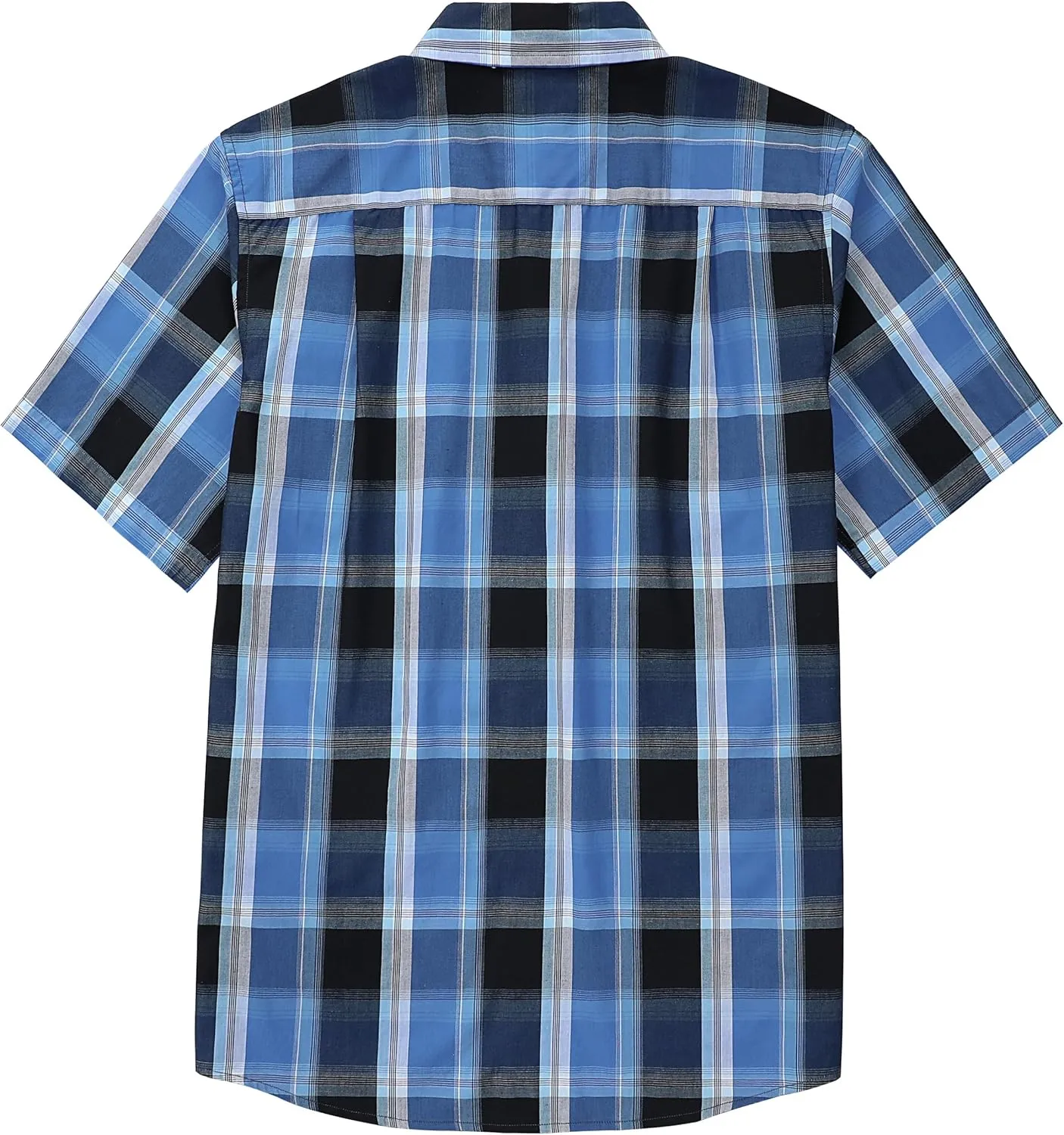 Dubinik® Mens Short Sleeve Button Down Shirts Summer Vintage Short Sleeve Button Down Men Lightweight Men's Casual Shirts