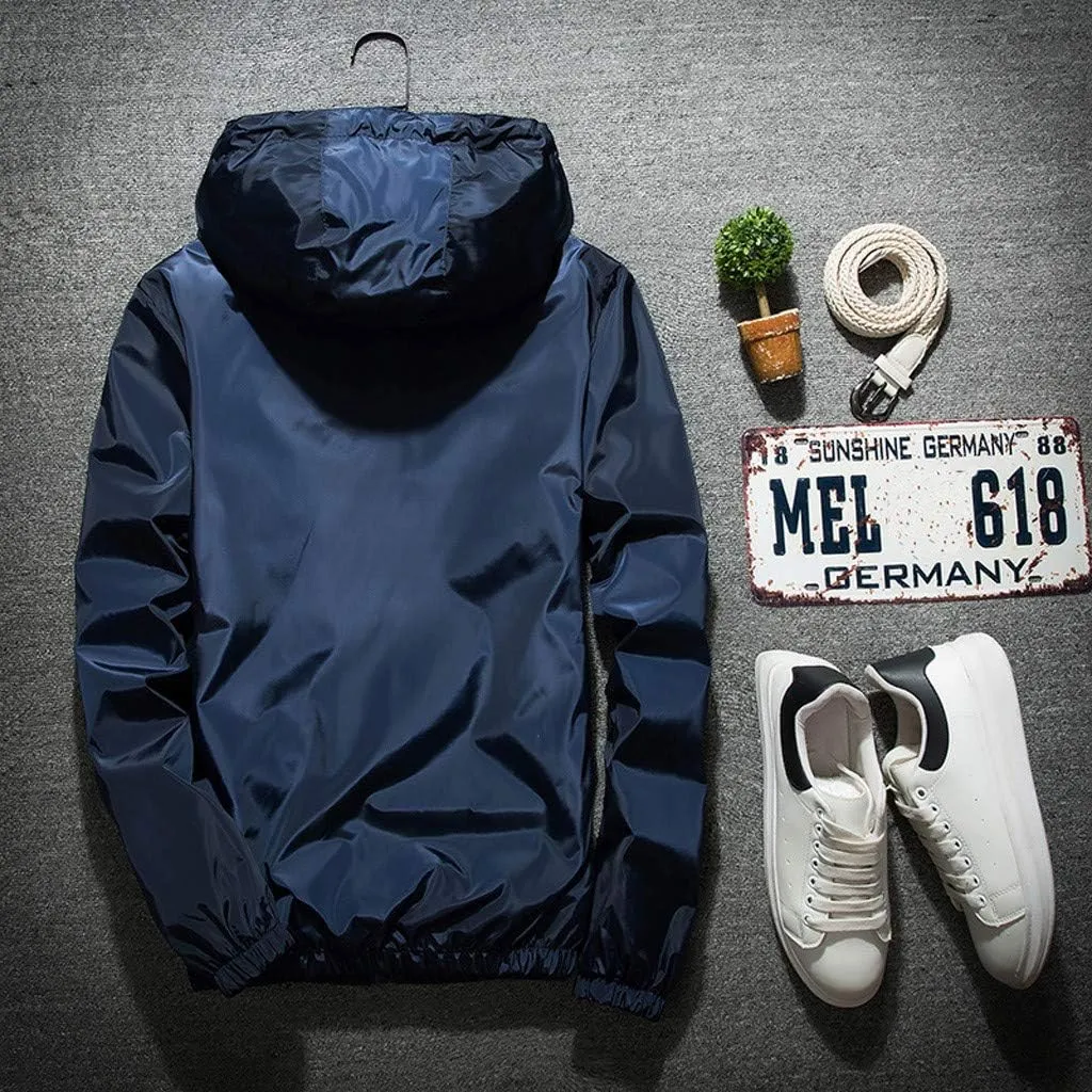 DuDubaby Heated Jacket For Men Golf Jacket Casual Size Hoodie Reflective Zipper Outdoor Sport Heated Coat Velour Jacket