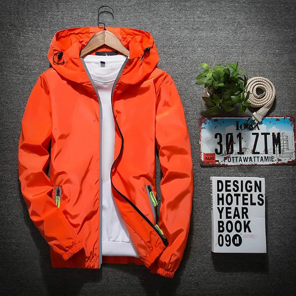 DuDubaby Heated Jacket For Men Golf Jacket Casual Size Hoodie Reflective Zipper Outdoor Sport Heated Coat Velour Jacket