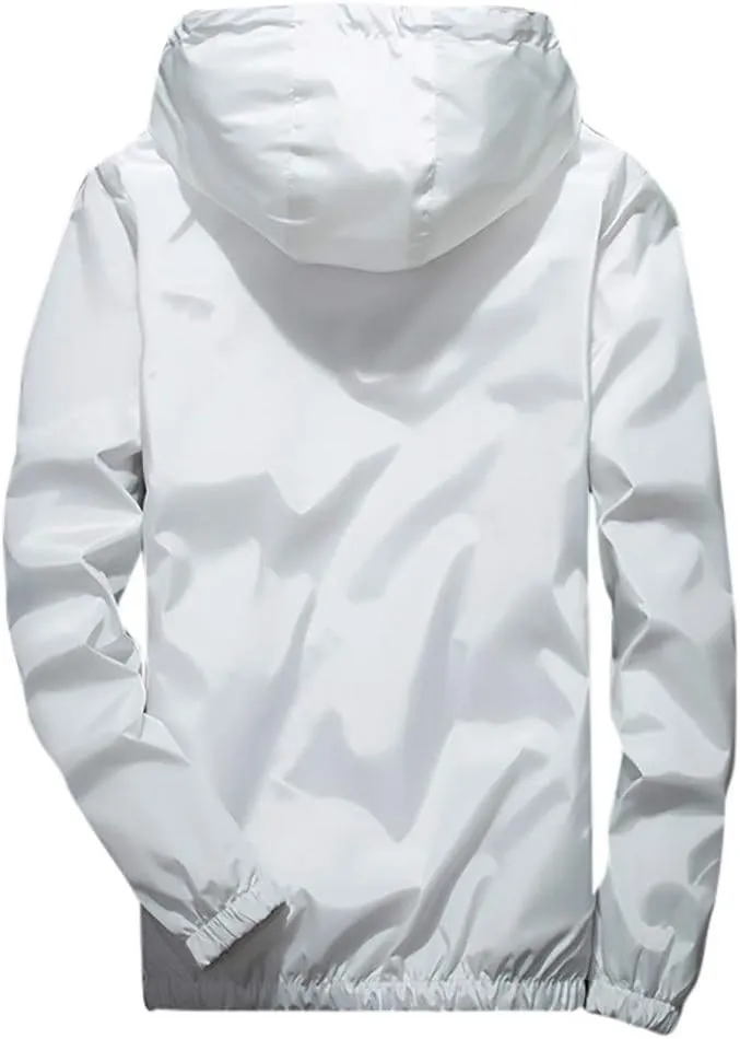 DuDubaby Heated Jacket For Men Golf Jacket Casual Size Hoodie Reflective Zipper Outdoor Sport Heated Coat Velour Jacket