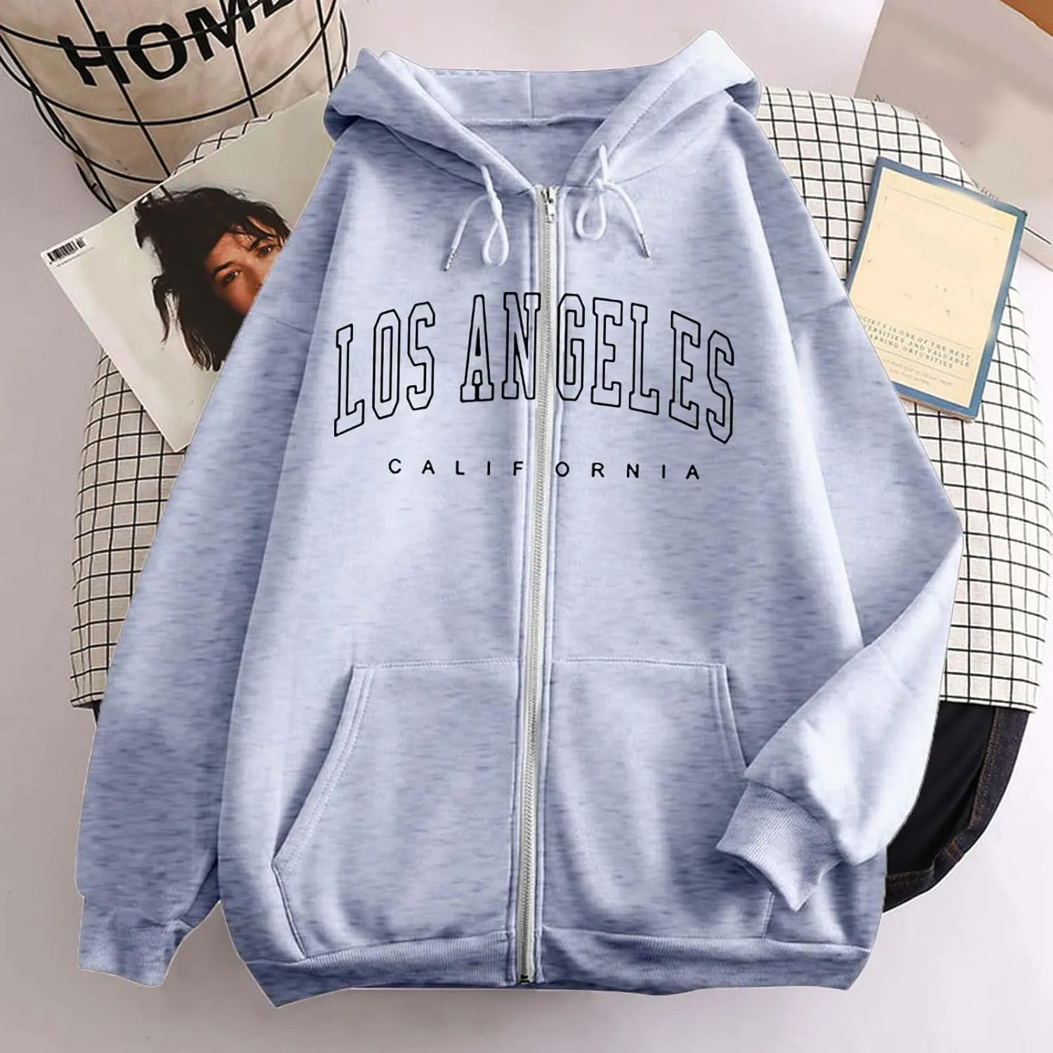 Fall Sweatshirts for Women Casual Crew Neck Long Sleeve Pullover Sweatshirts Fall Cute Cat Graphic Print Sweater Shirts