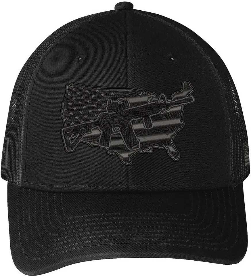 Fantastic Tees Freedom American Map Men's Trucker Hat