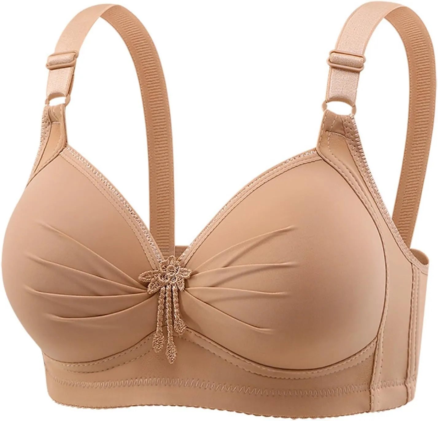 Flower Lace Sexy Bras for Women 2025 Soft Cool Breathable Spaghetti Strap Bra No Underwire Bralettes Bra for Women