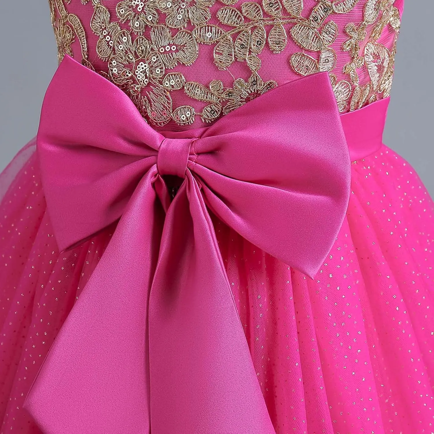 Girl Flower Tulle Dress Princess Pageant Birthday art Wedding Formal Floor Long Dance Evening Maxi