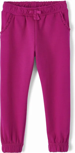 Gymboree Girls' and Toddler Fleece Jogger Sweatpants