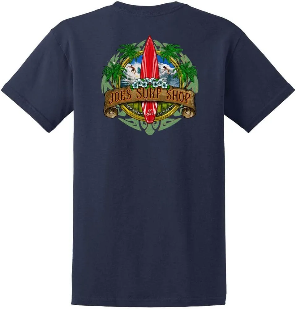 JOES SURF SHOP Graphic Heavyweight Cotton Tees,Regular-Big & Tall