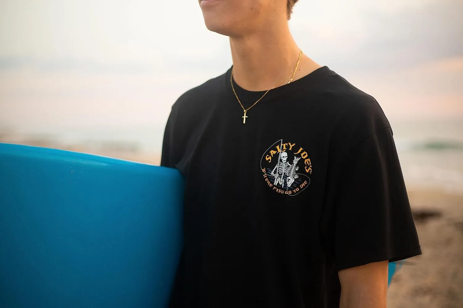 JOES SURF SHOP Graphic Heavyweight Cotton Tees,Regular-Big & Tall