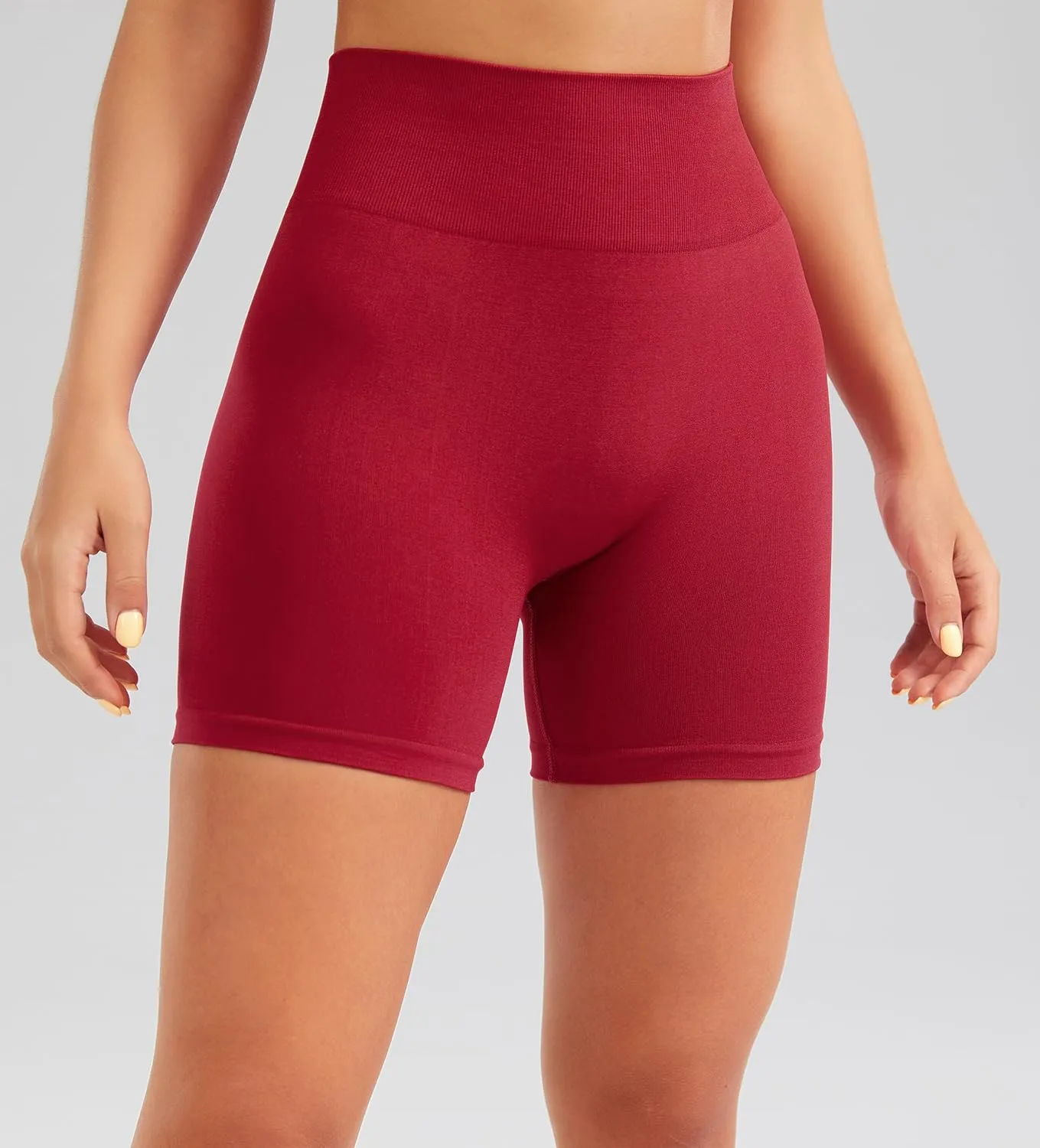 JOYSPELS Gym Shorts Women Workout Biker Shorts Scrunch Butt No Front Seam Running Athletic Yoga