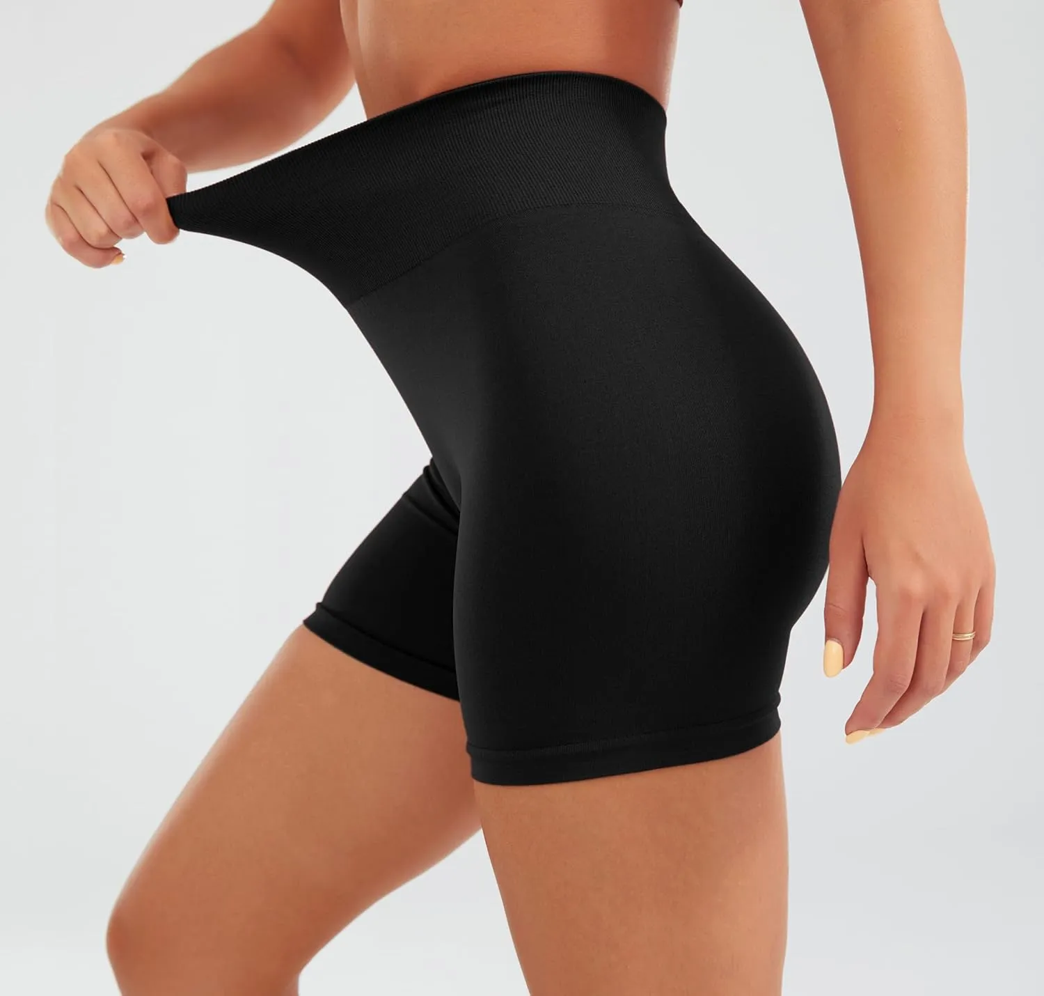 JOYSPELS Gym Shorts Women Workout Biker Shorts Scrunch Butt No Front Seam Running Athletic Yoga