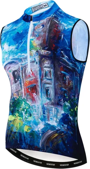 JPOJPO Men's Cycling Vest Reflective with Pockets