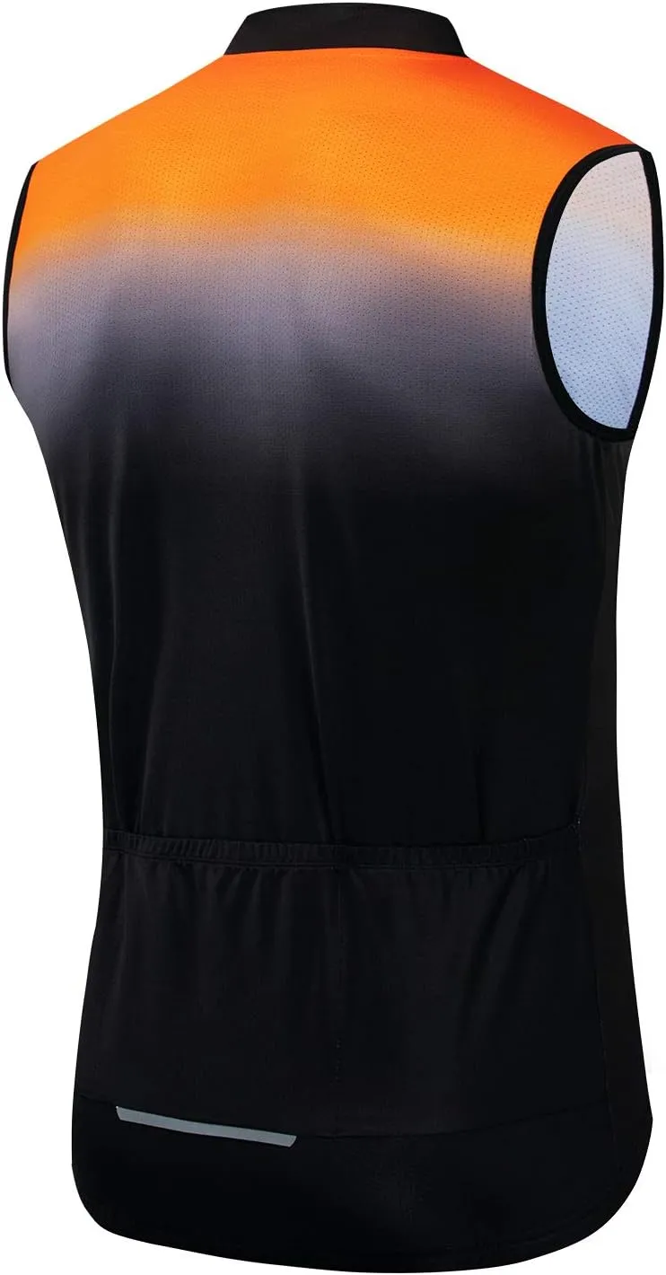 JPOJPO Men's Cycling Vest Reflective with Pockets