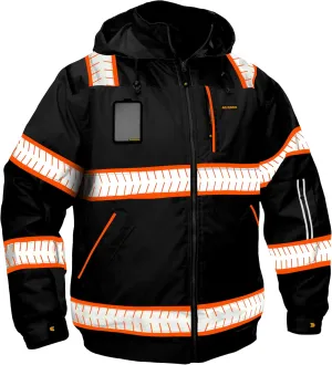 KwikSafety Reflective Jackets | Men's Insulated Hi Vis Work Bombers | Yellow, Orange, Multicolor