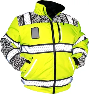 KwikSafety Reflective Jackets | Men's Insulated Hi Vis Work Bombers | Yellow, Orange, Multicolor