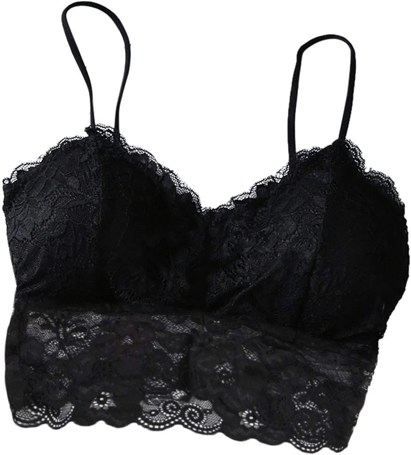 Lace Bralettes for Women Padded Bralettes Lace Bra Bralettes Lace Lingerie for Women Girls Crop Tops