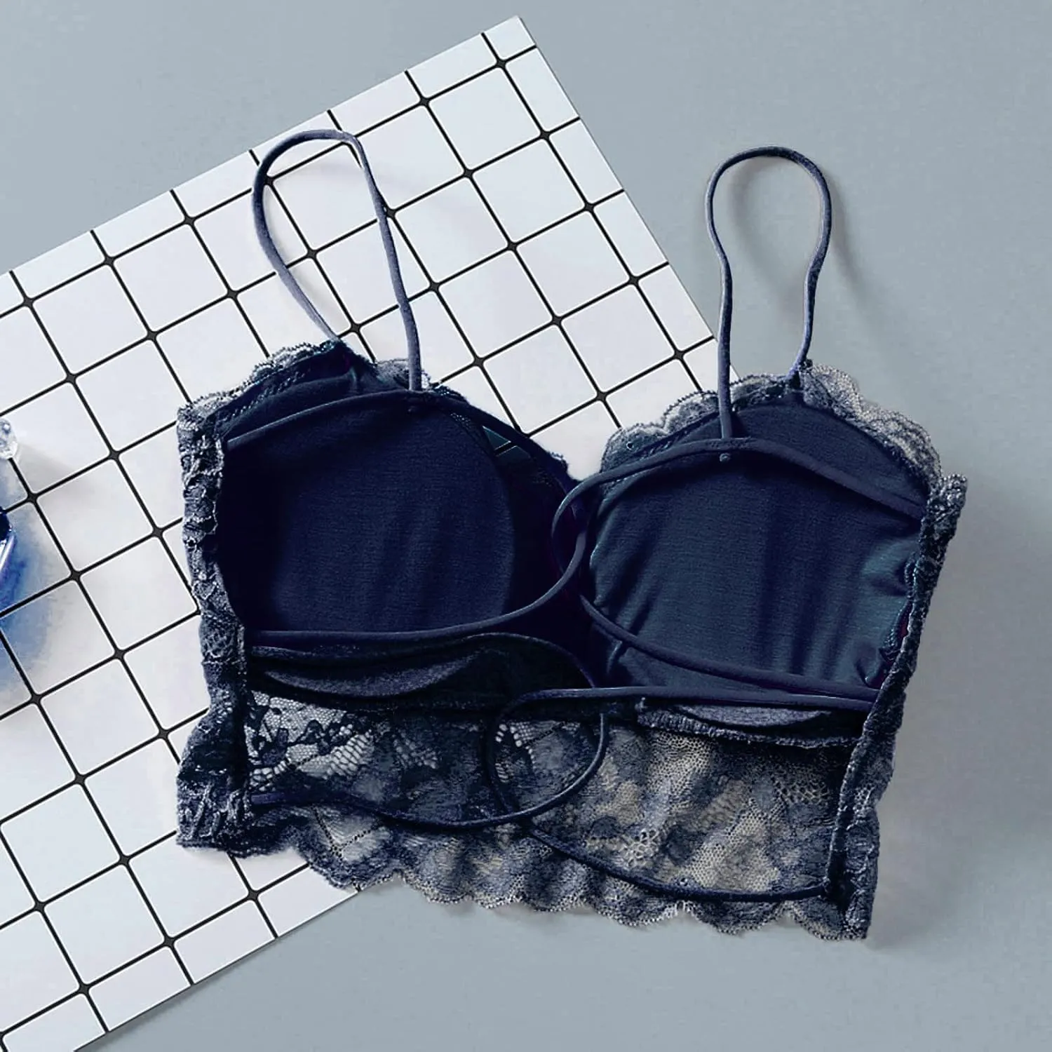 Lace Bralettes for Women Padded Bralettes Lace Bra Bralettes Lace Lingerie for Women Girls Crop Tops