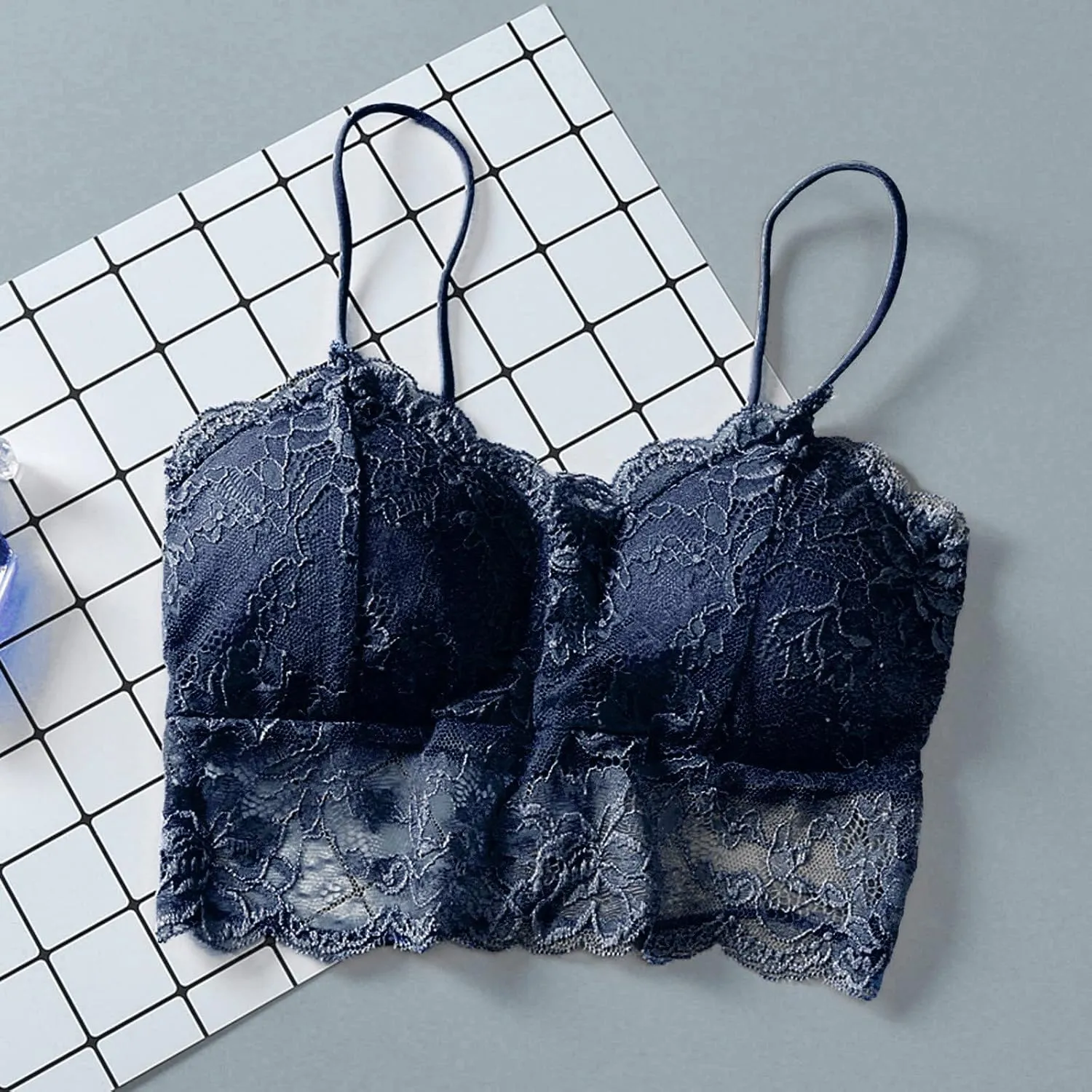 Lace Bralettes for Women Padded Bralettes Lace Bra Bralettes Lace Lingerie for Women Girls Crop Tops