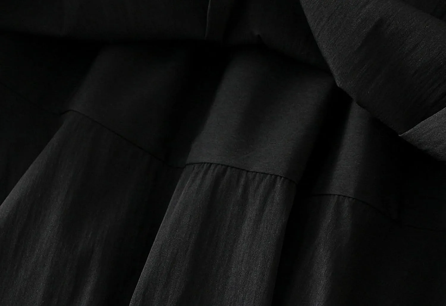 Lace Trim Midi Skirt for Women Elastic Waist Flowy Skirt Bohemian Style Lace Layered Skirts