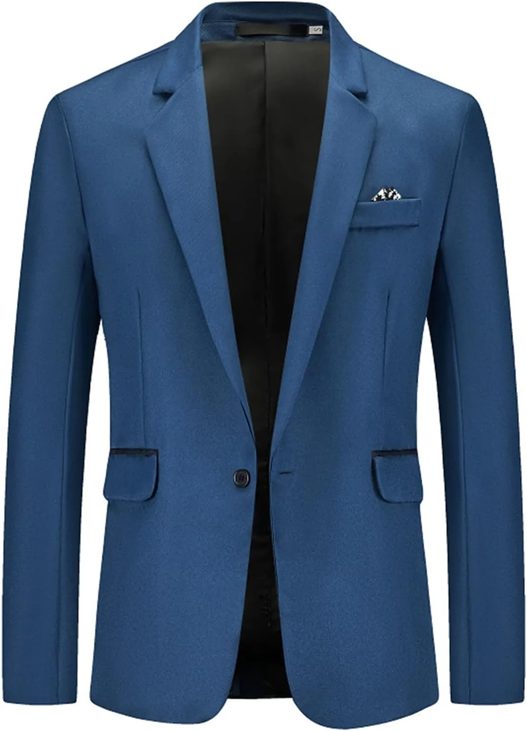 LCMTWX Men's Casual Slim Fit Suit Blazer Jacket One Button Lightweight Sport Coats formal Dress Daily Business Suit Txuedo
