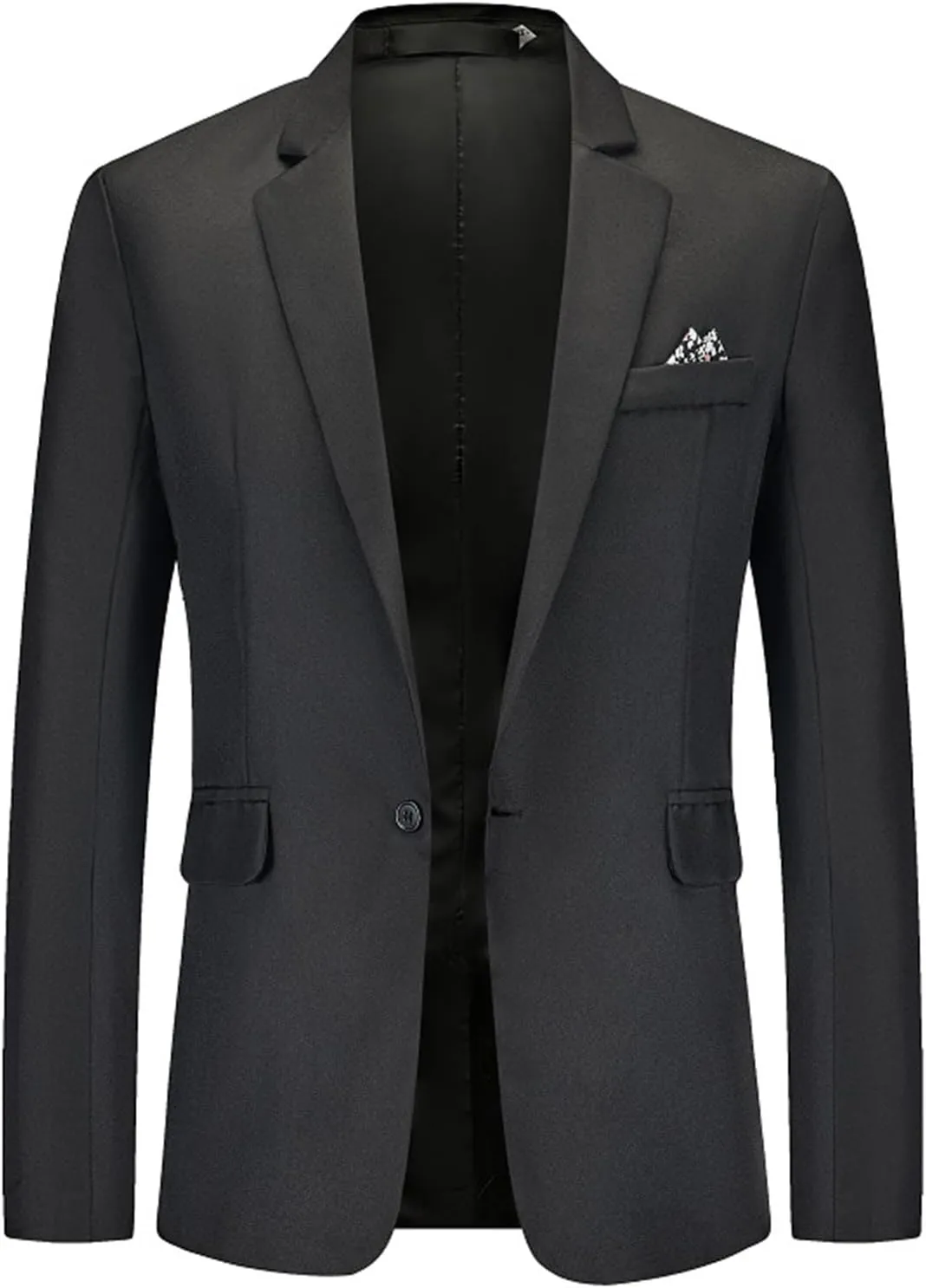 LCMTWX Men's Casual Slim Fit Suit Blazer Jacket One Button Lightweight Sport Coats formal Dress Daily Business Suit Txuedo