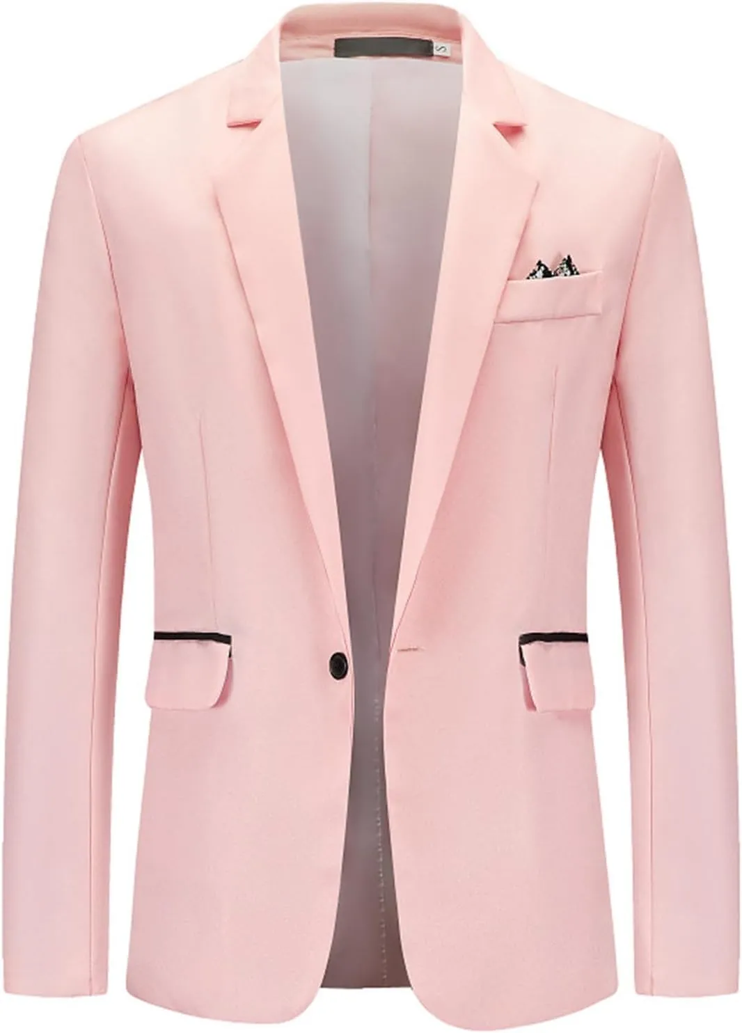 LCMTWX Men's Casual Slim Fit Suit Blazer Jacket One Button Lightweight Sport Coats formal Dress Daily Business Suit Txuedo