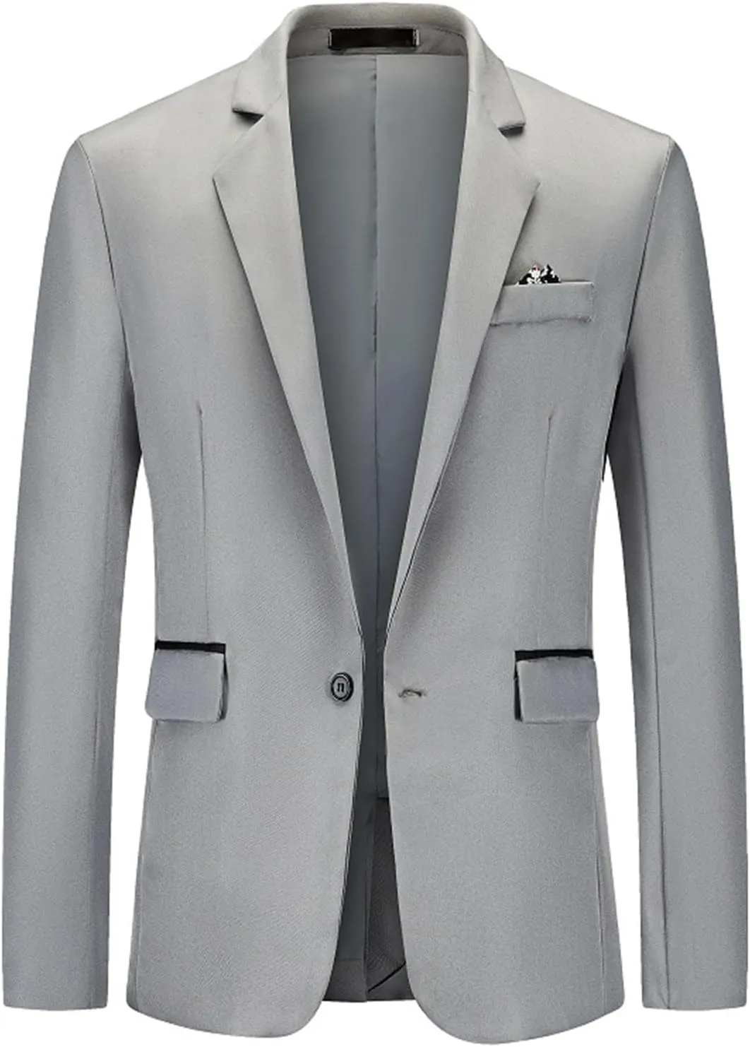 LCMTWX Men's Casual Slim Fit Suit Blazer Jacket One Button Lightweight Sport Coats formal Dress Daily Business Suit Txuedo