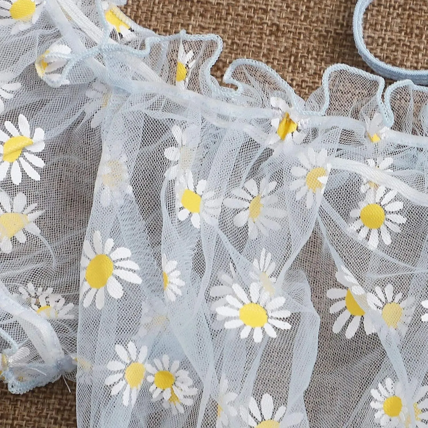 Lingerie for Women Sexy Slutty Floral Embroidery Babydoll Chemise Bralette Bikini Two Piece