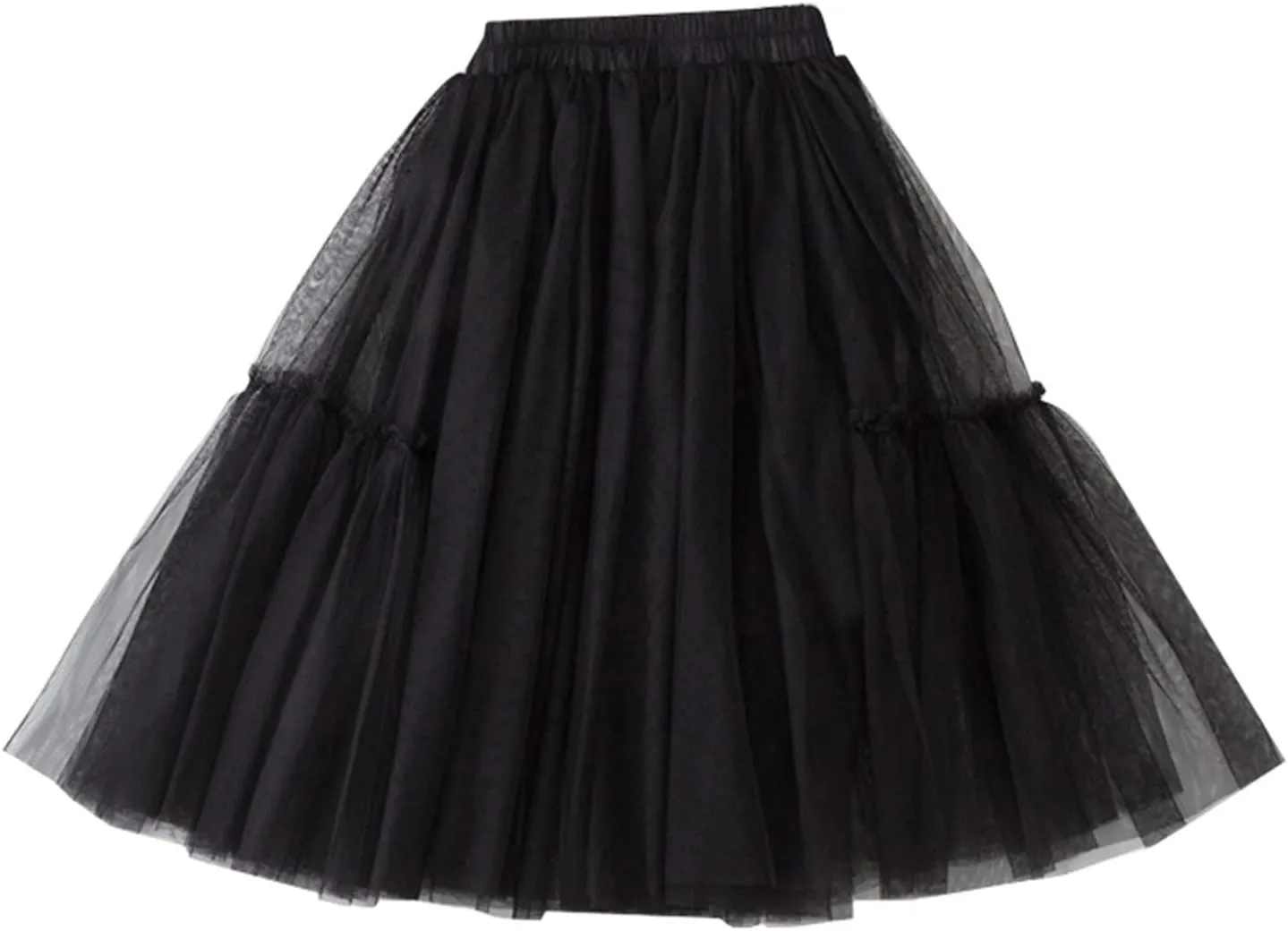 Little Child Girls Long Skirt Girls Tiered Ruffle Maxi Skirts Girls Soft Lace Party Wedding Gown Rainbow Tulle Dress