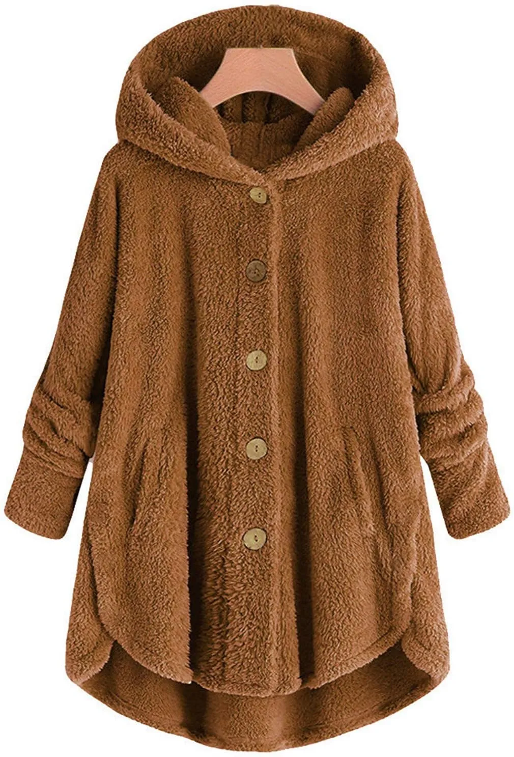 Long Sleeve Full Zip Up Hoodies Button Sleeve Plus Size Women Women'S Coat Womens Fleece Jacket Dress Jackets for