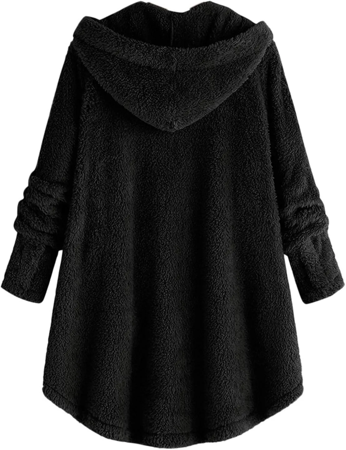 Long Sleeve Full Zip Up Hoodies Button Sleeve Plus Size Women Women'S Coat Womens Fleece Jacket Dress Jackets for